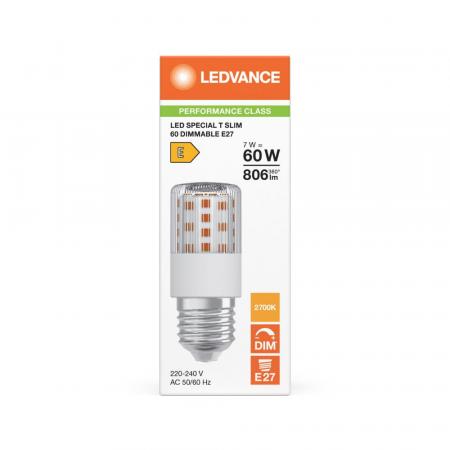 Ledvance E27 LED Special T Slim dimmbar 7W wie 60W warmweißes Licht